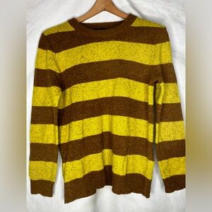 J crew Tippi rugby striped merino sweater S